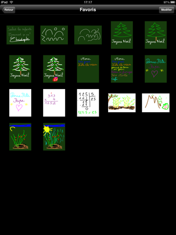 Tableau d'école pour écrire et dessiner sur iPad screenshot 3