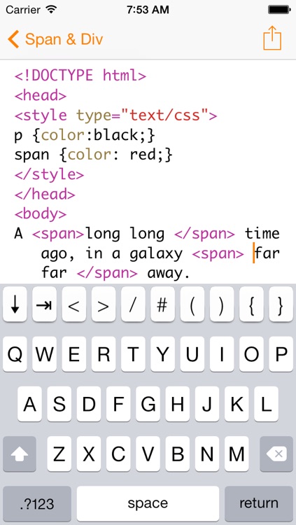 Time To Code - Learn HTML, CSS, & Javascript With A Mobile Code Editor screenshot-3