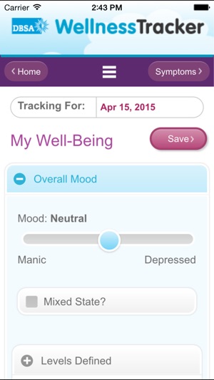 DBSA Wellness Tracker(圖2)-速報App