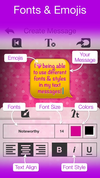 Message Styler - Color messages for iMessage and MMS + Emoji