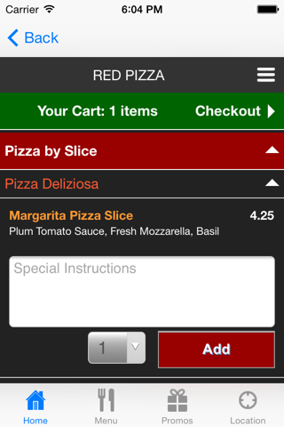 Red Pizza screenshot 2