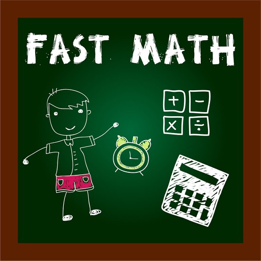 Fast Math - Basic arithmetic games for children Icon