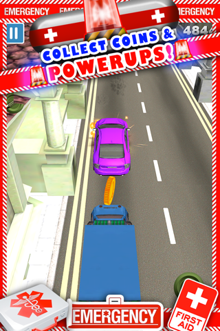 3D Ambulance Driving Race Car Game FREE screenshot 3