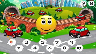 市の自動車について子供の年齢2-5のための123のゲーム： カウントを学ぶ 数字カー、レースカー、バス、トラック、飛行機、通りに1月10日。幼稚園、保育園や保育所のためにのおすすめ画像2