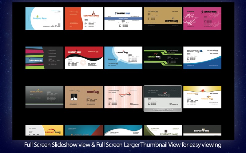 Biz Card Templates for Adobe Photoshop &amp; Elements with Logos &amp; Graphics Pack 1 thumbnail 4