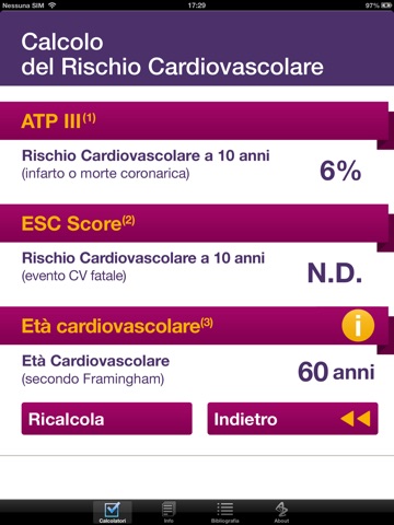 Rischio Cardiovascolare iPad version screenshot 3