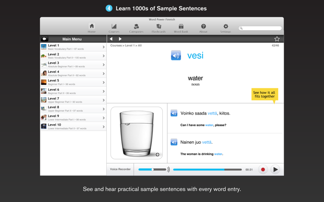 WordPower Learn Finnish Vocabulary by InnovativeLanguage.com(圖4)-速報App