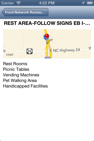 Rest Area Locator for US highway - Lite screenshot 2