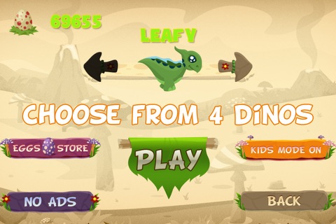 Baby Dino Egg Hunt : Dinosaur Run and Jump Game screenshot 2