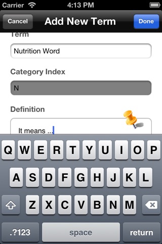 Nutrition, Health and Body Glossary - Textbook Edition (Preview Before Purchase) screenshot 2