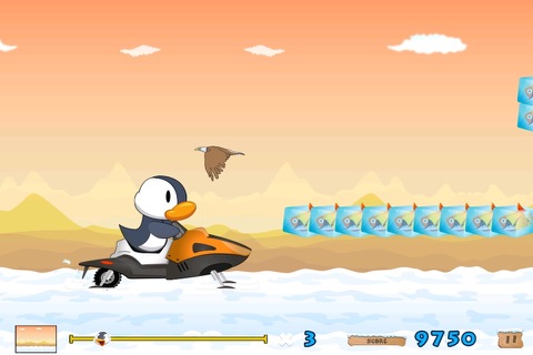 Champion Penguin-Frozen Adventure Run Free screenshot 2