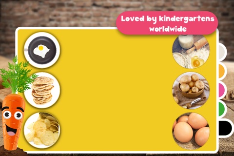 Free Kids Puzzle Teach me food photo: Learn that milk comes from the cow, banana's grow in trees and seeds create plants screenshot 4