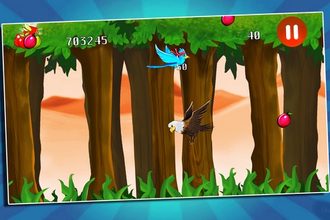 Hungry Flock: Tiny Ninja Birds Flaps Wings To Eat Little Juicy Fruit (Free Game) screenshot 3