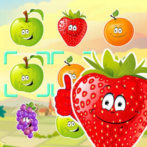Fruit Crush Mania - 3 match puzzle game Icon
