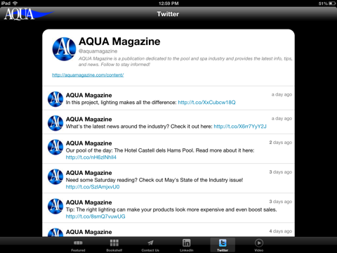 AQUA Magazine screenshot 2