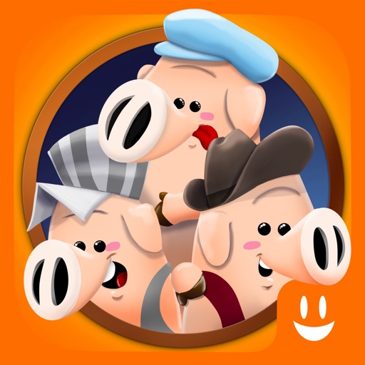 Three Little Pigs - Story & Games Icon