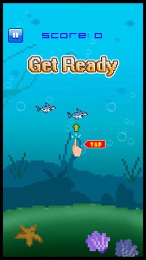 Flying Jumpy Shark - Flapping Bird Fish Wings Flyer(圖2)-速報App