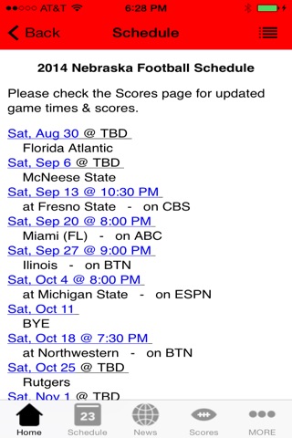 College Sports - Nebraska Football Edition screenshot 2
