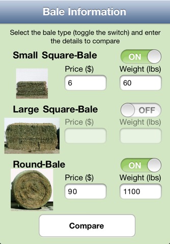 Hay Price Calc screenshot 2