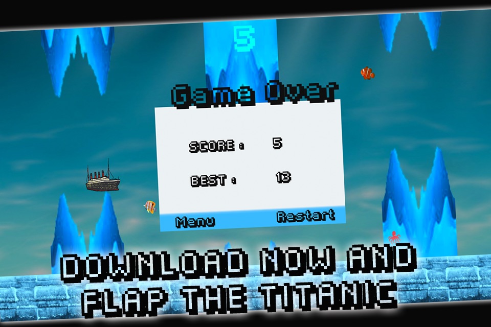 Flappy Titanic screenshot 3