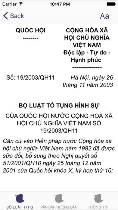 How to cancel & delete Bộ Luật Tố Tụng Hình Sự 2015 from iphone & ipad 2