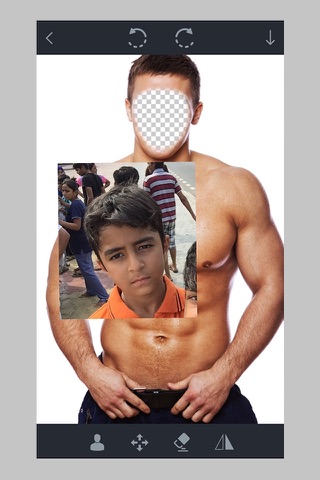 Muscles Men Face Changer - Add your photo and erase on muscles men screenshot 3