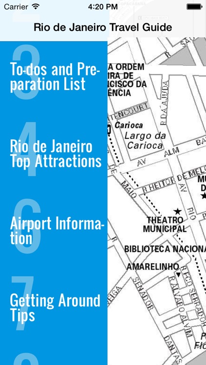 Rio de Janeiro travel guide and offline map - metro Rio de Janeiro subway RiodeJaneiro tube Rio de Janeiro underground airport transport, city Rio guide, tourist traffic maps lonely planet Brazil worldcup trip advisor screenshot-3