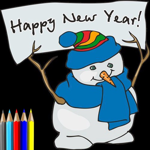 How to Draw a Happy New Year Card - Really Easy Drawing Tutorial