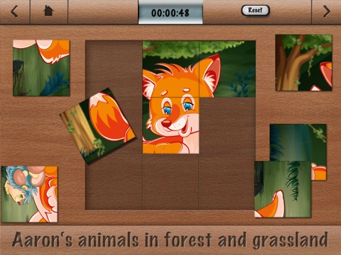 Aaron's animals in forest and grassland puzzle game screenshot 4