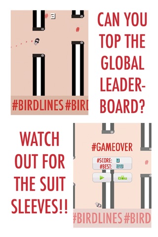 Flappy Birdlines - Blurred Lines Bird Game screenshot 3