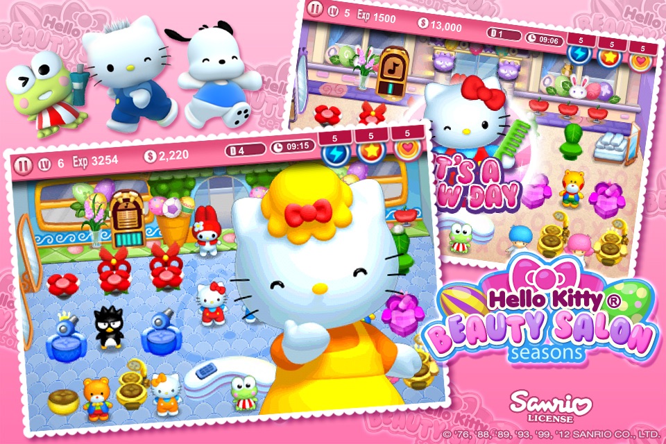 Hello Kitty Beauty Salon Seasons screenshot 4