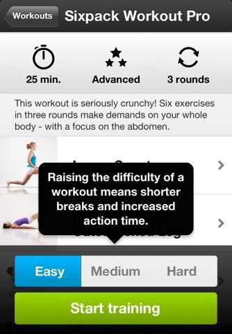 Fitonaut Workouts Lite screenshot 2