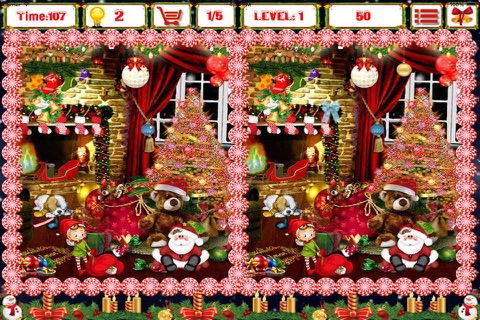 Christmas find the difference screenshot 2