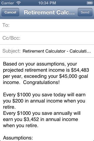 Retirement Income screenshot 3