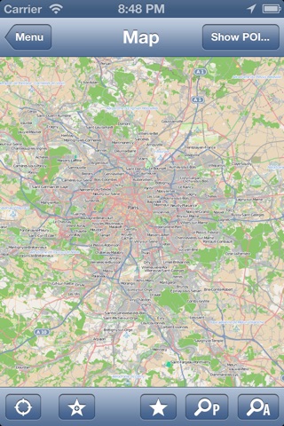 Paris, France Offline Map - PLACE STARS screenshot 2