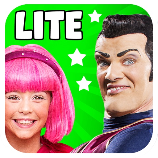 LazyTown's Adventures LITE – Little Pink Riding Hood Video Storybook with Narration, Puzzle Games, Coloring Pages, Photo-Booth, Music Videos, Training Videos and Cooking Recipes