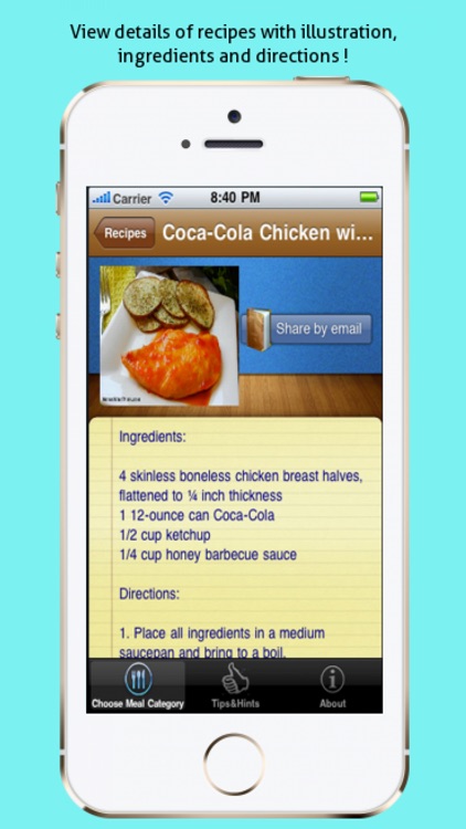 Quick and Easy Meal Recipes screenshot-3