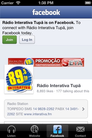 Rádio Interativa Tupã - Brasil screenshot 2