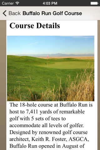 Buffalo Run Golf Course screenshot 2