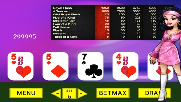777 Video Poker Mania - Free Classic Poker Game screenshot-4