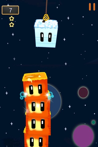Lil Cube Planets Stacker – Fire, Earth and  Ice Tower Blocks - Free screenshot 2