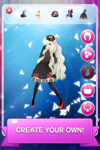 Dress-up " DIVA Vocaloid " The Hatsune miku and rika and Rin salon and make up anime games screenshot 4