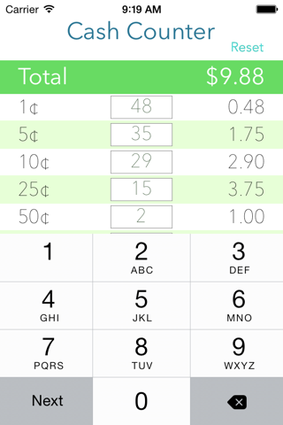 Cash Counter Lite screenshot 2