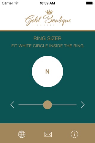 Gold Boutique Ring Sizer screenshot 2