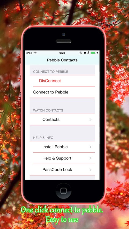 Contacts for Pebble Smartwatch