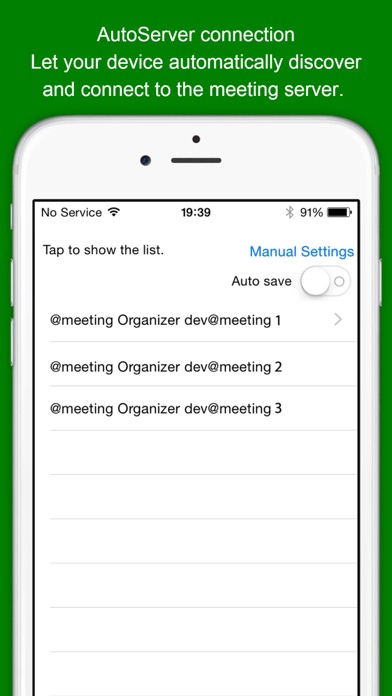 How to cancel & delete @meeting point from iphone & ipad 3