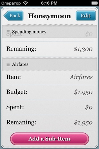 Wedding Budget. Honeymoon, Engagement, Ceremony and Venue Planner screenshot 4