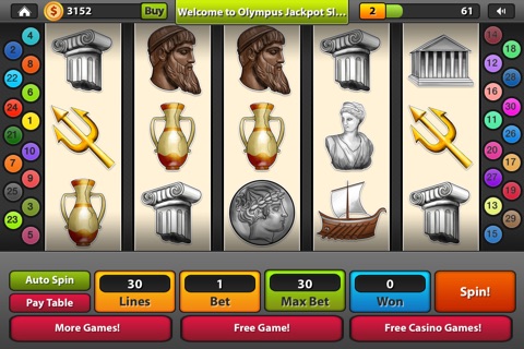 Olympus Jackpot Slots !! screenshot 3