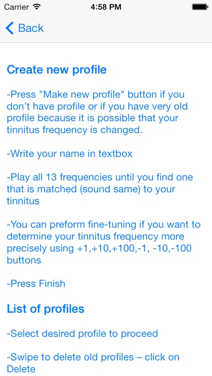 Tinnitus Music Trainer screenshot-3
