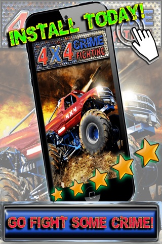 4x4 Crime Fighting Target Race - Addictive Police Chase Driving Games FREE screenshot 3